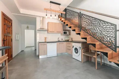 Una cocina o zona de cocina en Villa sunset piscina privada
