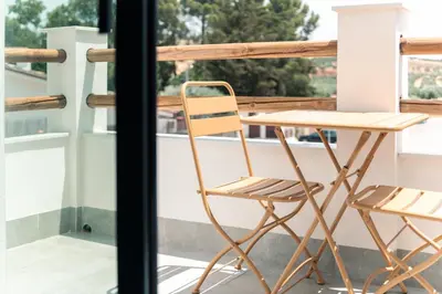 Un balcón o terraza de Villa sunset piscina privada