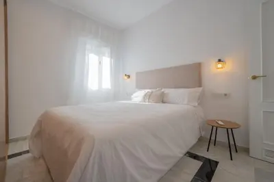 Cama o camas de una habitación en Suite Terraza Mezqita Free Parking