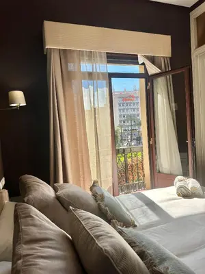 Cama o camas de una habitación en Apartamento Balcón de Tendillas