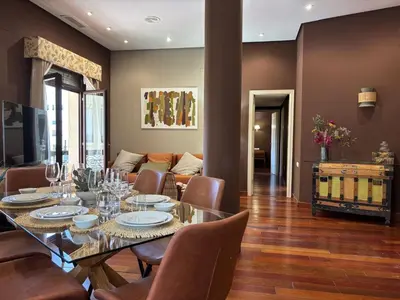 Zona de estar de Apartamento Balcón de Tendillas