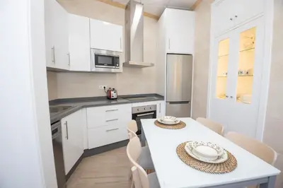 Una cocina o zona de cocina en El Templete Suite 1