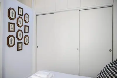 Cama o camas de una habitación en FAM Sevillian Apartment