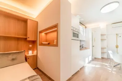 Cama o camas de una habitación en Alohamundi Alameda VI