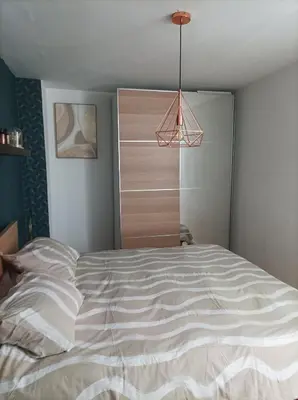 Cama o camas de una habitación en Apartamento Centro - La Pólvora