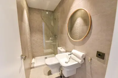Un baño de New! Penthouse with 2 private terraces