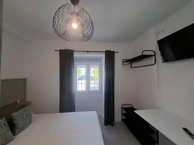 Cama o camas de una habitación en Plaza de España