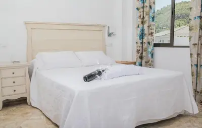 Cama o camas de una habitación en Monteftur