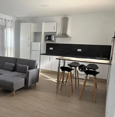 Una cocina o zona de cocina en Apartamentos Élan
