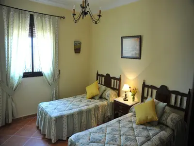 Cama o camas de una habitación en Country House in La Joya with Private Pool