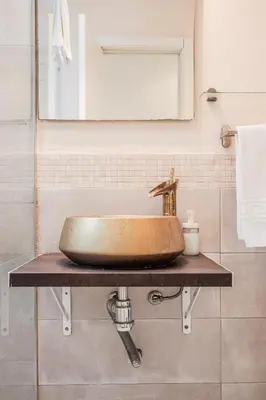 Un baño de Lanza Tranquilo y acogedor