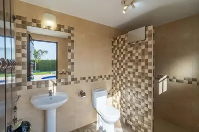 Un baño de Casa rural Buhaira