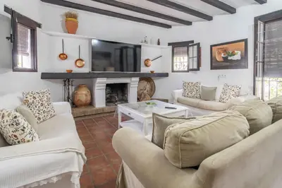 Zona de estar de Casa Rural Carula