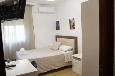 Cama o camas de una habitación en habitacion acogedora con limpieza incluida- buena conexion