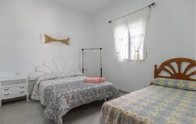 Cama o camas de una habitación en Olvera