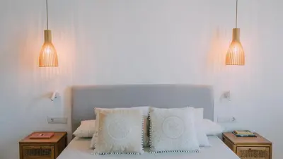 Cama o camas de una habitación en LyriosHomes Cortijo San Isidro