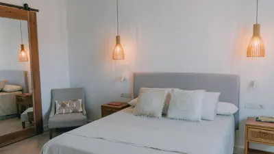 Cama o camas de una habitación en LyriosHomes Cortijo San Isidro