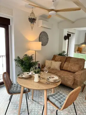 Zona de estar de Loft Balcones de la Judería