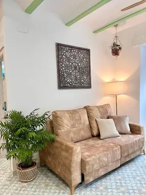Zona de estar de Loft Balcones de la Judería