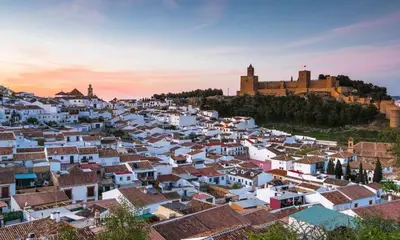 Vista general de Antequera o vista desde el apartamento