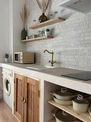 Una cocina o zona de cocina en Casa Mariquilla