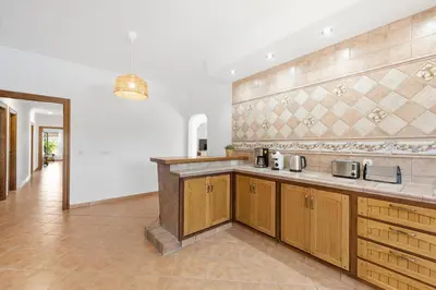 Una cocina o zona de cocina en Villa B & G Pool Relax Gardens