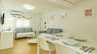 Zona de estar de Apartamento Luz de Macarena en Sevilla