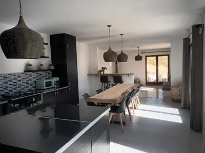 Una cocina o zona de cocina en Casa Laguna