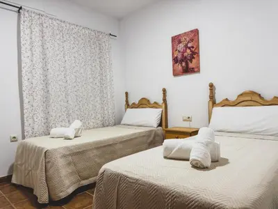 Cama o camas de una habitación en Mirador de Despeñaperros