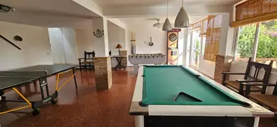 Mesa de billar en Casa del Lago la Encantada !!!!En temporada incluye acceso piscina Las 2 columnas!!!!!
