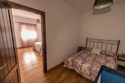 Cama o camas de una habitación en Villa Ortega Alba