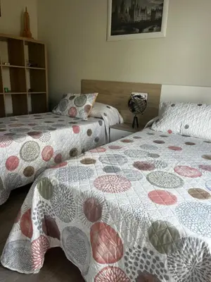 Cama o camas de una habitación en La terraza de la subbética