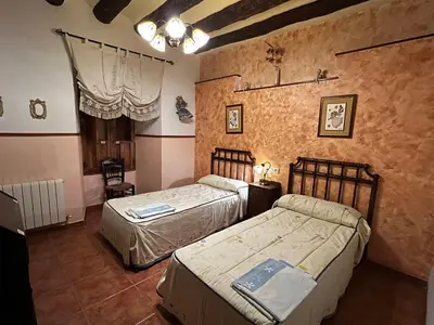 Cama o camas de una habitación en La Casa de la Tercia