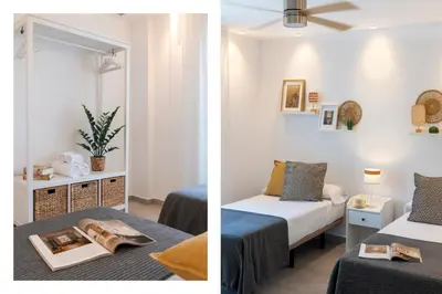 Cama o camas de una habitación en Unika Homes Gran Plaza & Terrace