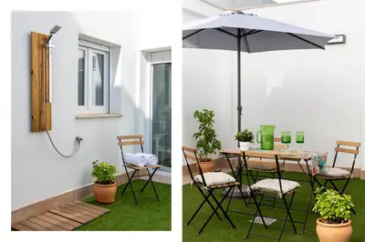 Jardín al aire libre en Unika Homes Gran Plaza & Terrace