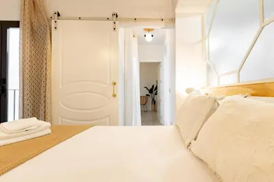 Cama o camas de una habitación en San Juan de la Palma City Center by Valcambre