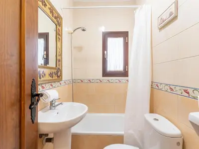 Un baño de Studio in Spain with Private Pool and Garden
