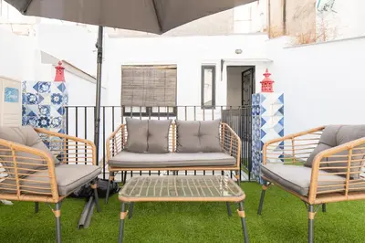 Zona de estar de Apartamentos Alameda de Hércules