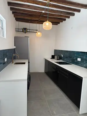 Una cocina o zona de cocina en Casa Entre Lunas - Stylish Rustic Retreat