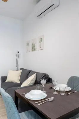 Zona de estar de Pesquera Suites