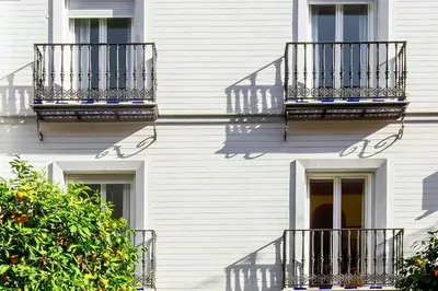 Un balcón o terraza de Veoapartment Feria 80