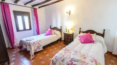 Cama o camas de una habitación en Casa Carmela