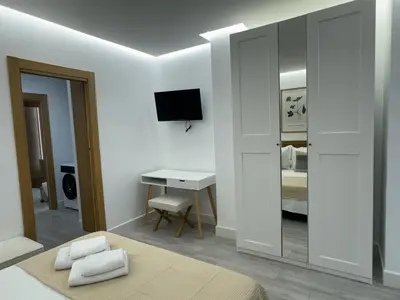 Cama o camas de una habitación en Loft Córdoba Central