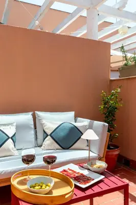 Zona de estar de One&Lux Amador de los Ríos