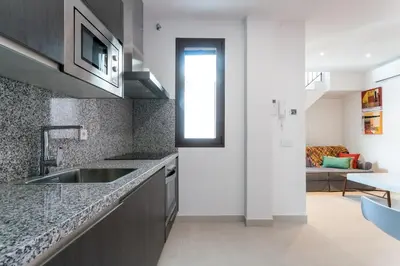 Una cocina o zona de cocina en Veoapartment San Luis 65