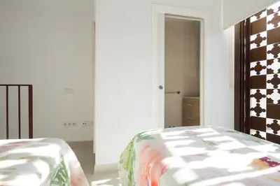 Cama o camas de una habitación en Veoapartment San Luis 65