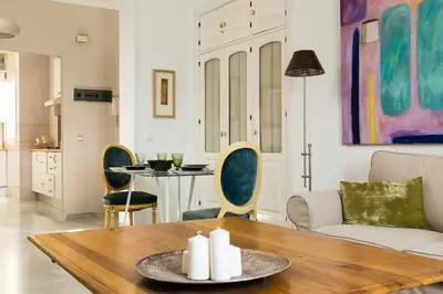 Zona de estar de Veoapartment Menéndez Terraza