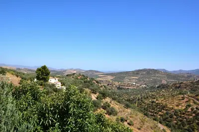 Paisaje cerca de esta villa
