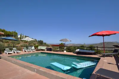 Piscina en o cerca de Idyllic Andalusian villa with private pool & stunning views