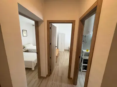 Cama o camas de una habitación en Casa Girasoles - Centro Campillos